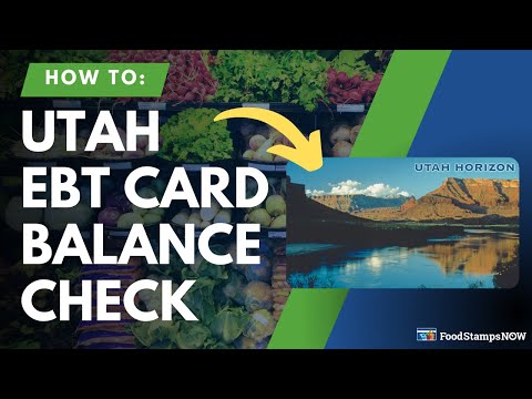 Utah EBT Balance Check Instructions