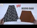 Diy Crossbody Bag with Zipper | Women Bag Tutorial | Diy Sling Bag | Shoulder Bag | Sewing Bag