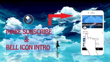 Filmora : How to Make Subscribe & Bell icon Intro || by Saad Mustafa