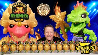 Treasure X Dino Gold Armored Egg Hunters Series 4, MASSIVE GOLD FIND EVER! Adventure Fun Toy review!