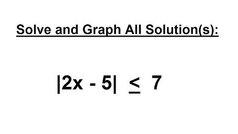 PreCalculus - Algebra Fundamental Review (51 of 80) Absolute Values