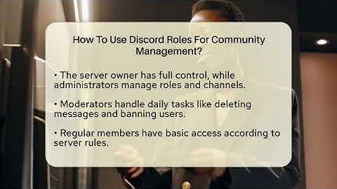 How To Use Discord Roles For Community Management? - Everyday-Networking