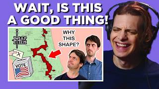 American Reacts to Map Men's Gerrymandering!