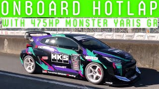 HKS Yaris GR Onboard Hot Lap Tsukuba Circuit