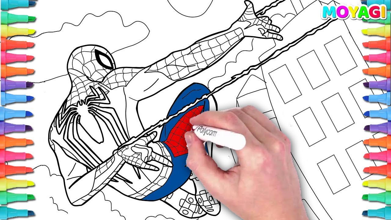 860  Spider Man Ps4 Coloring Pages Best