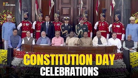 Live - Prime Minister Narendra Modi attends Constitution Day event in Parliament
