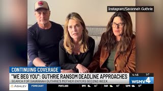 Savannah Guthrie says family at ‘an hour of desperation’ in video plea for mom’s return
