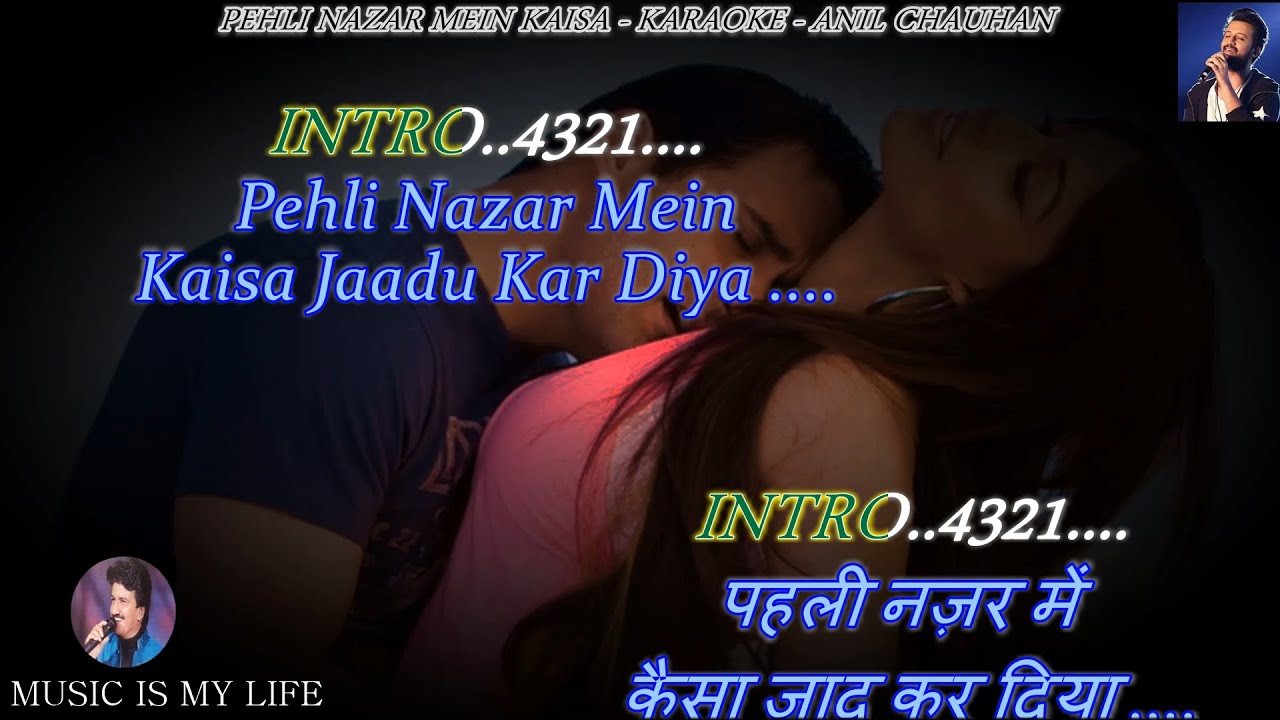 Pehli Nazar Mein Kaisa Jaadu Kar Diya Karaoke With Scrolling Lyrics Eng 
