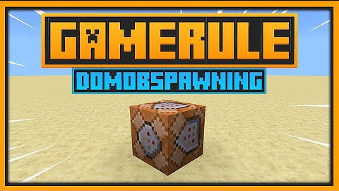 🟨 WHAT DOES domobspawning GAMERULE - Minecraft Bedrock & Java