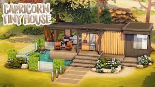 Capricorn Tiny House 🤎 | The Sims 4 Speed Build