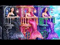 人魚になる方法 | 黒の人魚 vs ピンクの人魚 vs 紫の人魚 Multi DO Girls