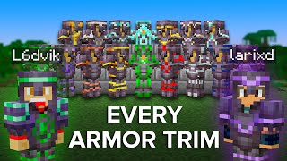 We Collected Every Armor Trim in Minecraft Survival