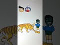 wrong head change 🙉 😕 🙃 dorimon,s friend head change #art #shorts #shortvideo #youtubeshorts