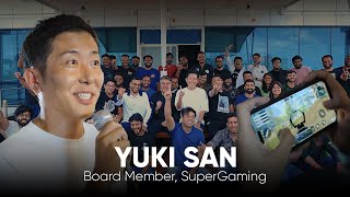 Yuki-san, our Board Member, plays Indus