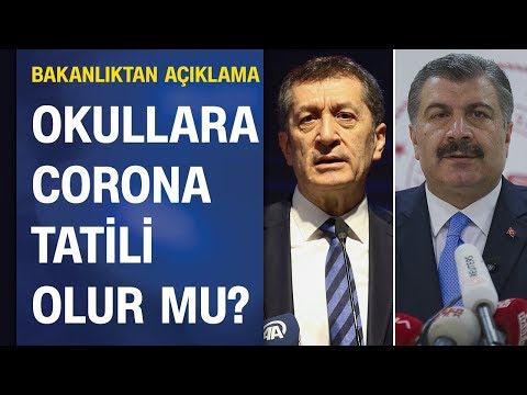 Koronavirüs nedeniyle okullar tatil edilecek mi? Bakanlıktan açıklama geldi