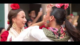 Flasmob feria de Almería  flamenco Maria la rabota 