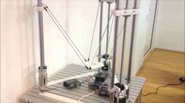 Arduino+Delta linear parallel robot+Nema 23+Matlab+VR