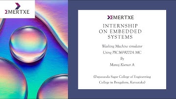 Washing Machine Simulation using PICSIMLab Emertxe online Internship