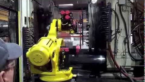 5888 DM Plastic Mold Robot Unload