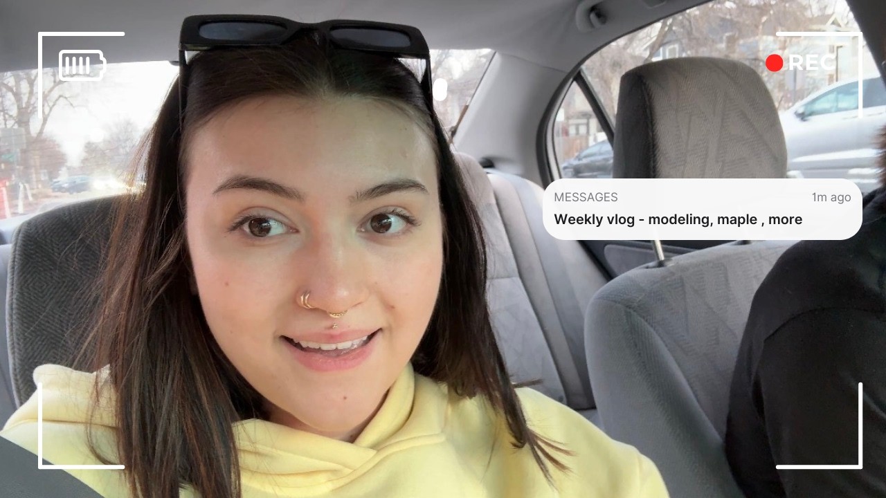 Weekly Vlog, modeling, maple goes to the vet and more