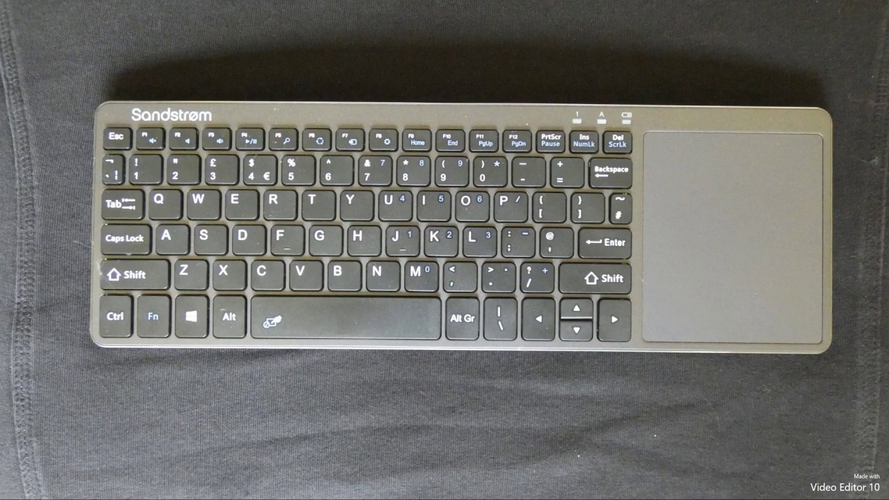 Sandstrom Keyboard SKBWLRP17 - YouTube