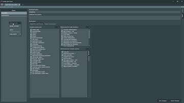 ConSEL PLUS   Application Users Editor