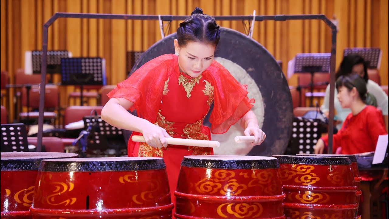 TIẾNG TRỐNG KHẢI HOÀN Trongdong Band - Vietnam national academy of music