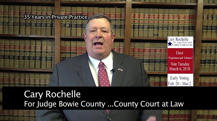 Cary Rochelle Needs Your Vote