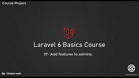 44- laravel blog project  37- add features to admin panel - arabic [عربي]