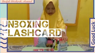 UNBOXING FLASHCARD! Mainan Edukatif anak - by Rodiya Family