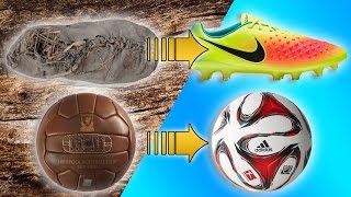 El Origen Y Evolución De Los Botines y Balones de Futbol
