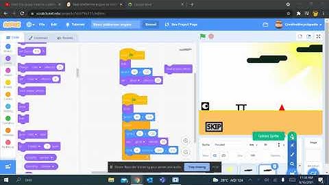 Basic Things you need in a platformer game on scratch (Enemies)