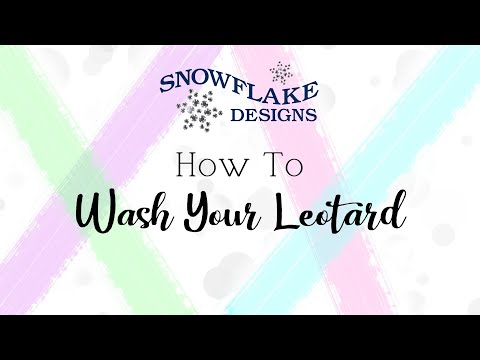 How to Properly Wash Your Snowflake Designs Leotard!