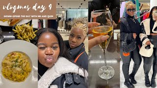 VLOGMAS DAY 4| GRWM + SPEND THE DAY IN LONDON WITH ME AND QUIN + SISTER DATE | SAMANTHA KASH