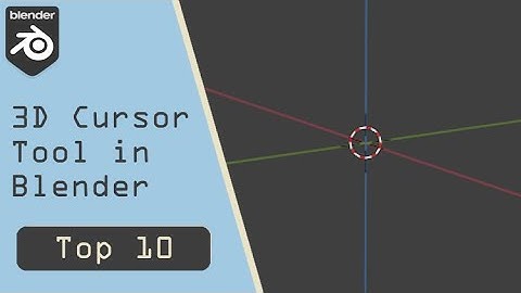 Master the 3D Cursor Tool in Blender 3D | Essential Guide for Beginners