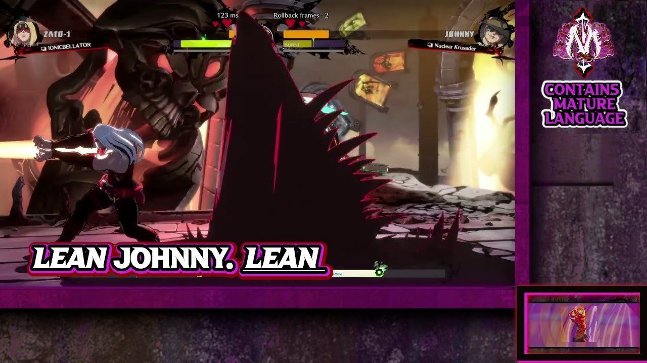Zato-1 tryin' to get Johnny to LEAN - Guilty Gear Strive [OPEN PARK: FT10] |GGST |FGC IONICBELLATOR