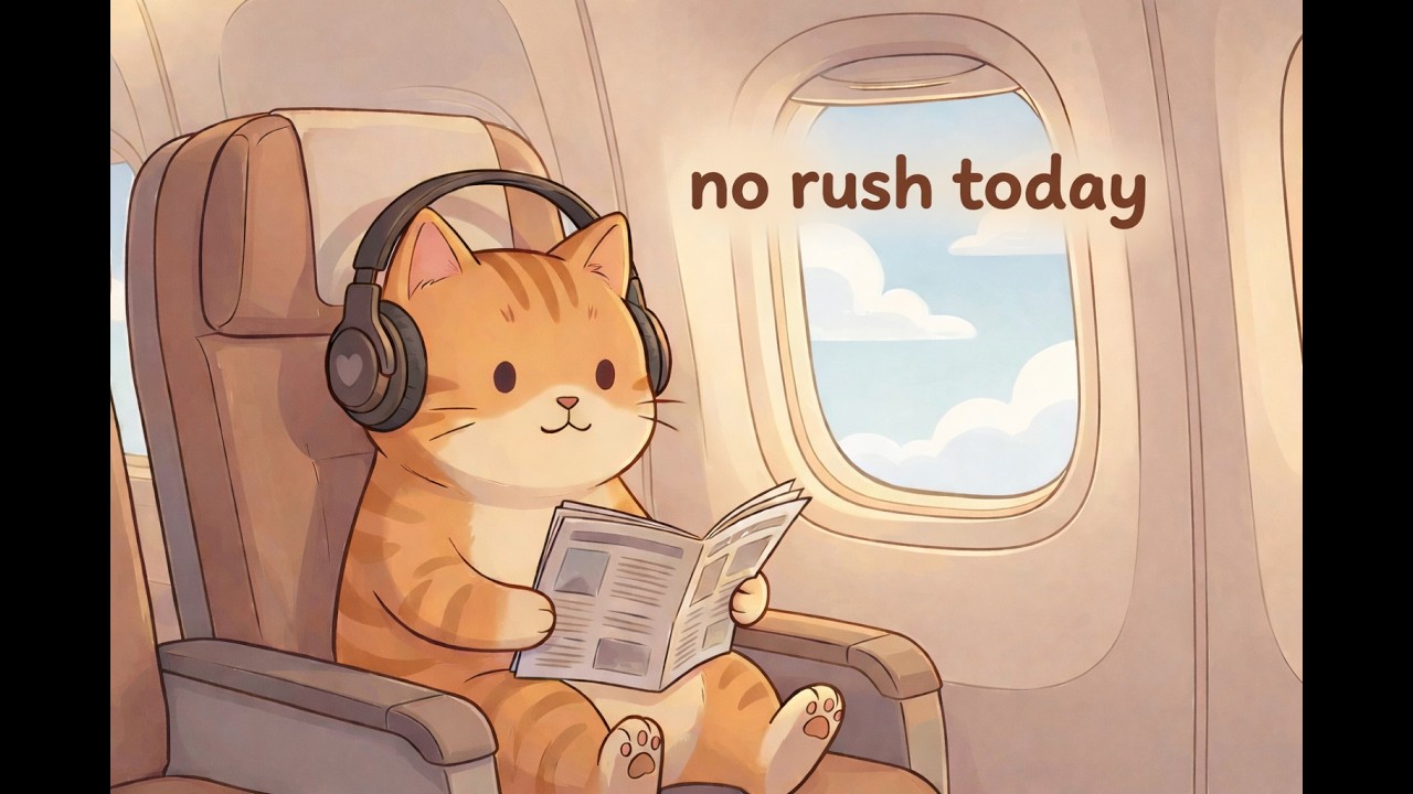 Calm Music for Working ✈️ | Chill Lo-Fi Background Beats