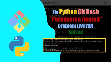 Fix permission denied Python on Git Bash(windows 10) | Bangla | 100% Working