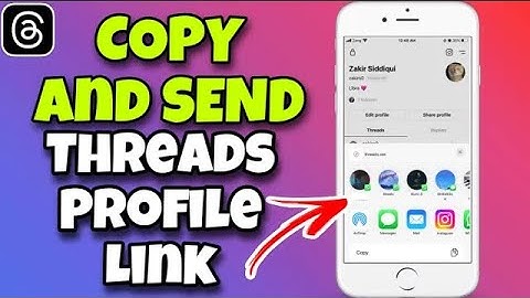 How To Copy and Share Threads Profile Link Anywhere (Quick & Easy)