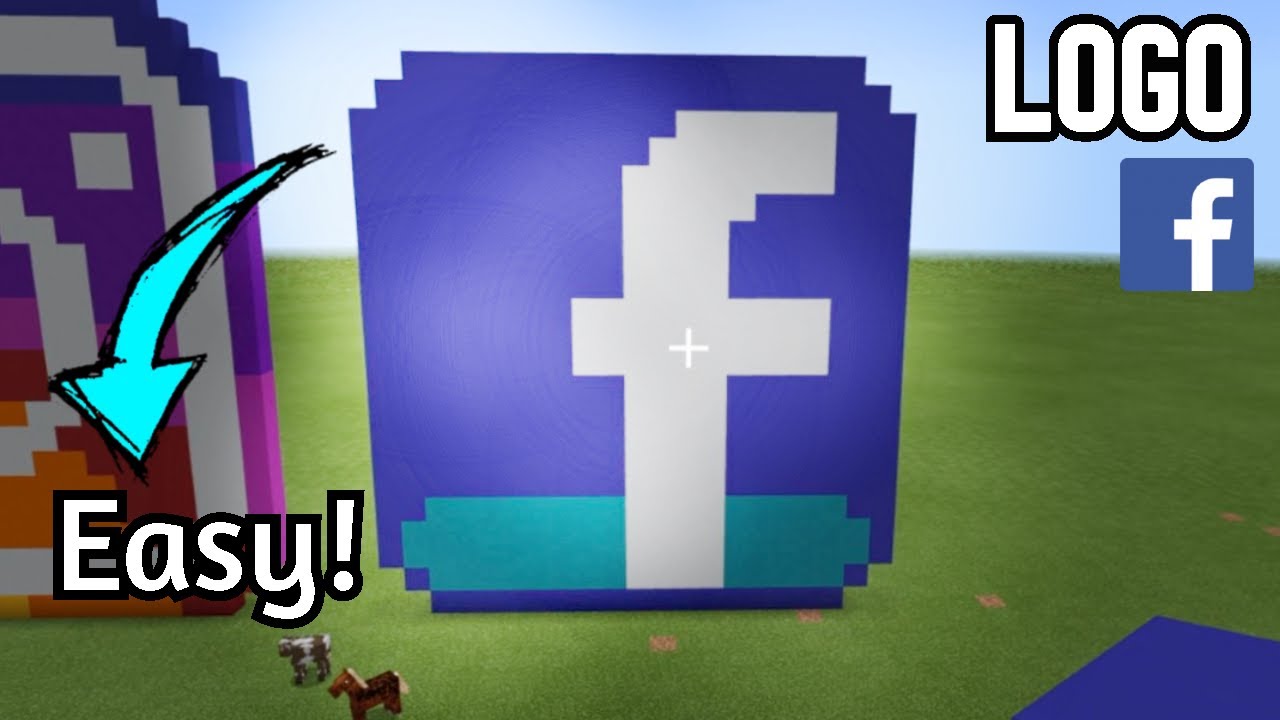 ícone Do Aplicativo Do Facebook Minecraft. Foco Seletivo. Foto