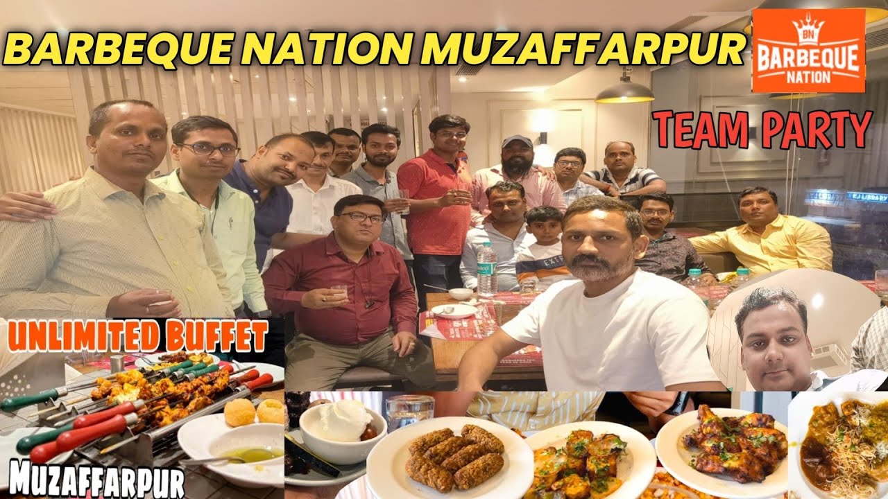 Office Party #vlog #dinner BARBEQUE NATION MUZAFFARPUR | UNLIMITED FOOD @PraPodvlogs