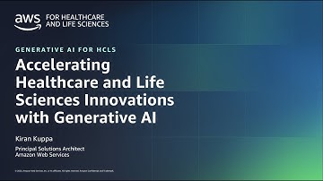 Generative AI/ML Solutions for Healthcare & Life Sciences, powered by AWS