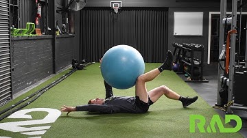 Deadbug with Swissball