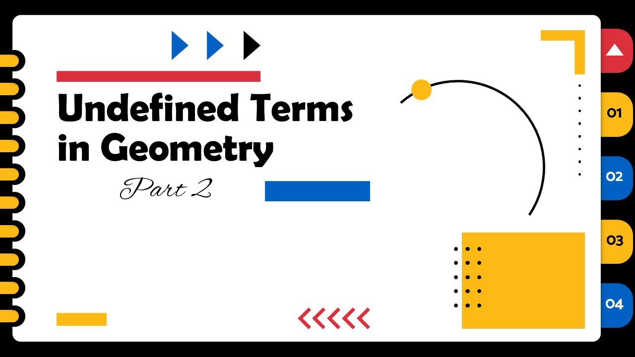 Undefined terms. Undefined terms