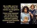 My ex-MIL sent her Church friends to harass my daughters and I. I have now exposed her family to her