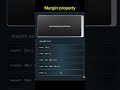 margin property ☺️ #html #css #coding #marginatm