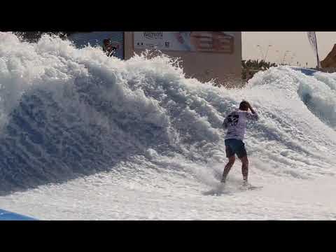 Worlds Best FlowRider Flow Barrel Championships at Yas Waterworld Abu Dhabi Dubai UAE