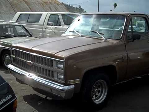 81 Chevy C10 Stepside Shortbed Pickup Truck Chevrolet - YouTube