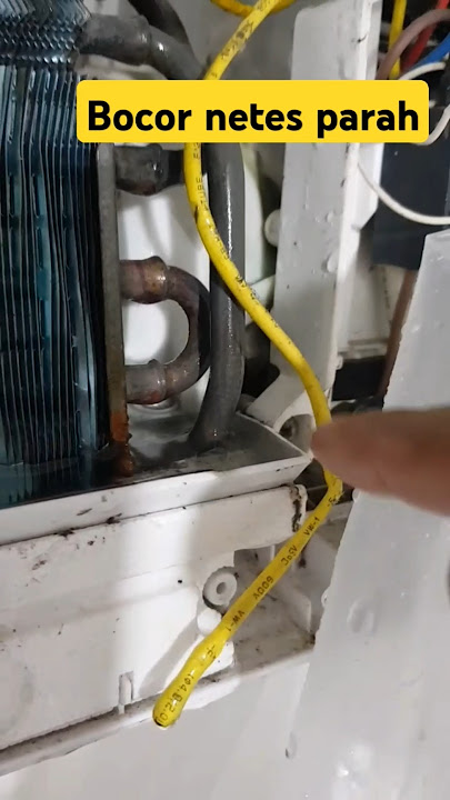 Indoor ac bocor netes #serviceac #seputarac