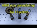 HBM accu gereedschap na tien weken hoe doen ze het.